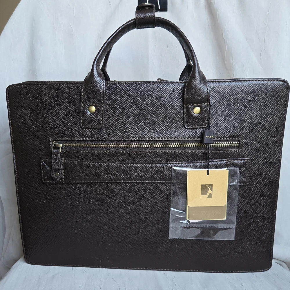 Da Milano Genuine Leather Laptop Sleeve